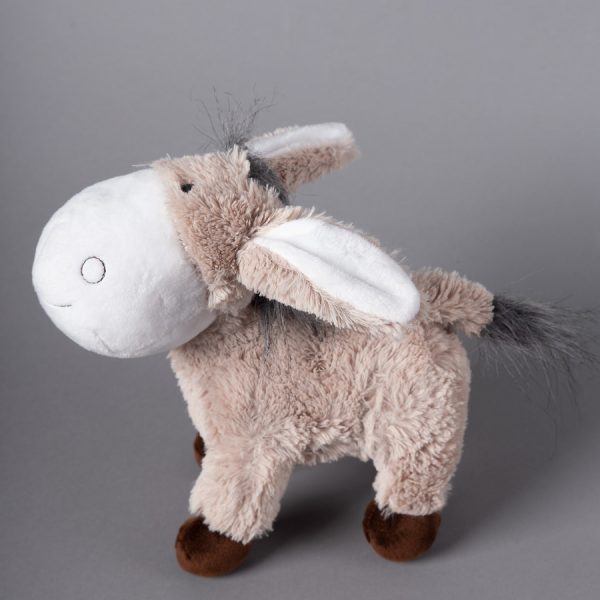 Λούτρινο γαιδουράκι (20cm x 10cm) μπέζ SilkFashion