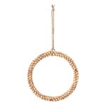 Beauty Home Ξύλινο Στεφάνι  με Χάντρες 15 cm