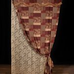 Κουρτίνα eleni (150cm x 280cm) με τούνελ Μπορντώ SilkFashion