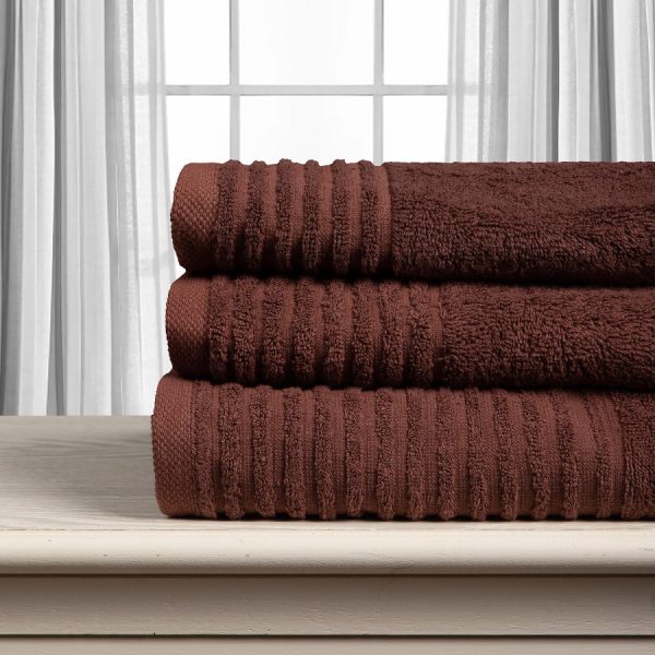 Βαμβακερή πετσέτα ΕΡΑΤΩ 600gsm (40cm x 60cm) brown SilkFashion