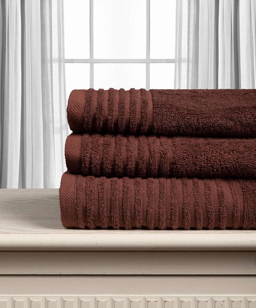 eratobrown1 Βαμβακερή πετσέτα ΕΡΑΤΩ 600gsm (40cm x 60cm) brown SilkFashion - Image 1