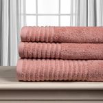 Βαμβακερή πετσέτα ΕΡΑΤΩ 600gsm (75cm x 150cm) dusty rose SilkFashion