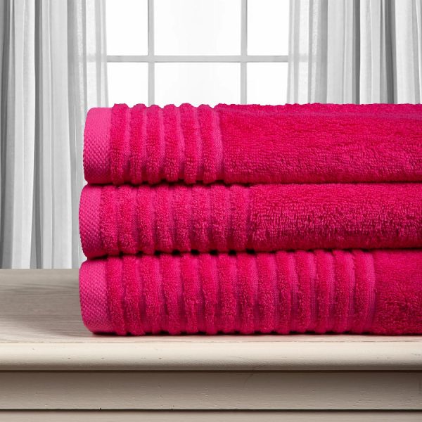 Βαμβακερή πετσέτα ΕΡΑΤΩ 600gsm (50cm x 100cm) fuschia SilkFashion