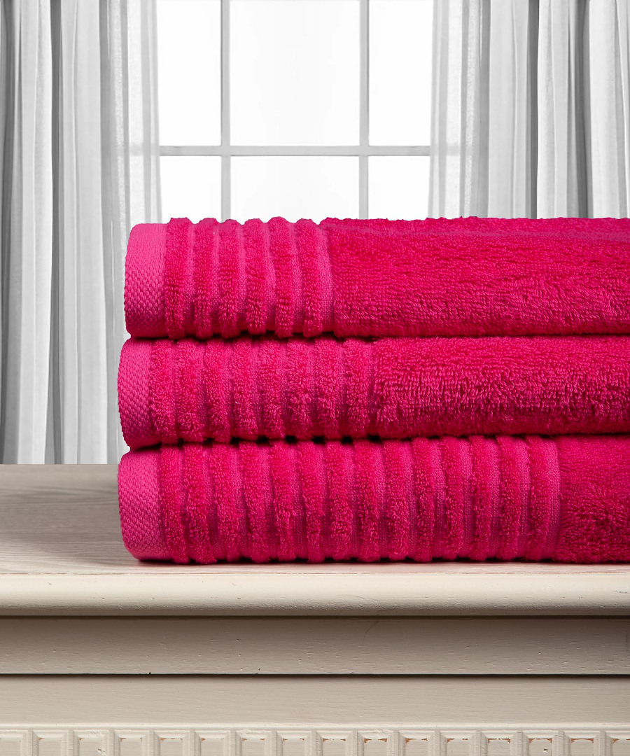 eratofushia1 Βαμβακερή πετσέτα ΕΡΑΤΩ 600gsm (40cm x 60cm) fuschia SilkFashion - Image 1