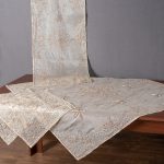 Καρέ (100cm x 100cm) Ερατώ Ivory SilkFashion