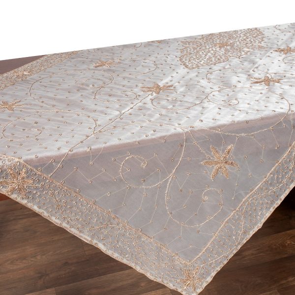 Τραπεζομάντηλο (100cm x 200cm) ΕΡΑΤΩ Ivory SilkFashion