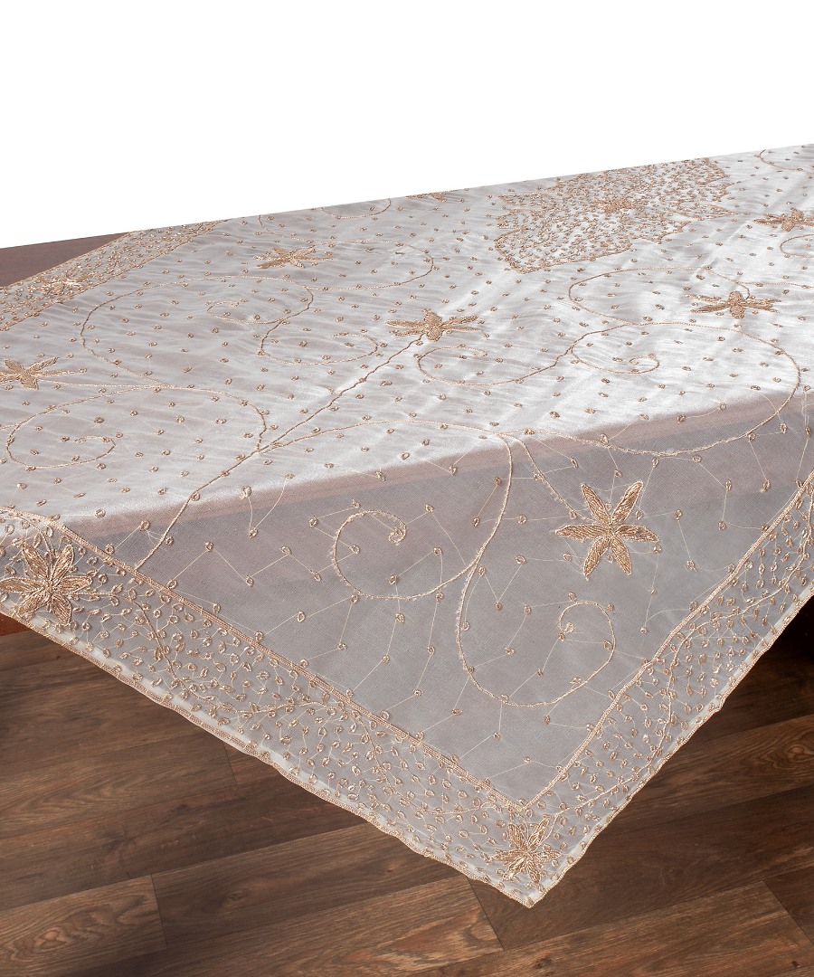 eratoivory-4 Τραπεζομάντηλο (100cm x 200cm) ΕΡΑΤΩ Ivory SilkFashion - Image 1