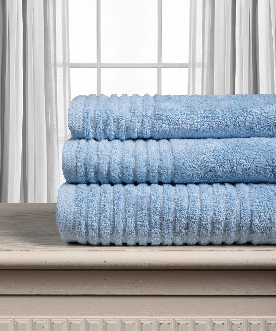 eratolightblue1-2 Βαμβακερή πετσέτα ΕΡΑΤΩ 600gsm (75cm x 150cm) light blue SilkFashion - Image 1