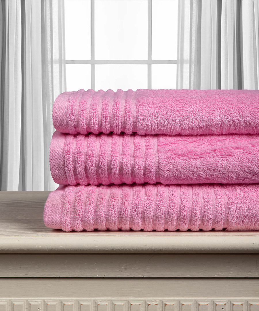 eratopink1-2 Βαμβακερή πετσέτα ΕΡΑΤΩ 600gsm (75cm x 150cm) Pink SilkFashion - Image 1