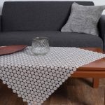 Φερβολιτέ (85cm x 85cm) γκρί SilkFashion