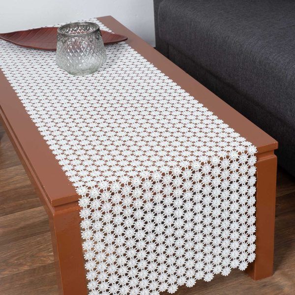 Φερβολιτέ (40cm x 160cm) ivory SilkFashion