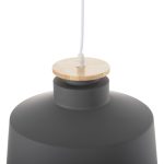 ΦΩΤΙΣΤΙΚΟ ΟΡΟΦΗΣ ΚΡΕΜΑΣΤΟ HM4158.03 ΓΚΡΙ ΚΑΠΕΛΟ ΑΛΟΥΜΙΝΙΟΥ Φ30x123,5Υεκ - Image 3