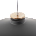 ΦΩΤΙΣΤΙΚΟ ΟΡΟΦΗΣ ΚΡΕΜΑΣΤΟ HM4159.03 ΓΚΡΙ ΜΕΤΑΛΛΙΚΟ ΚΑΠΕΛΟ Φ40x116Υεκ - Image 3