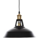 ΦΩΤΙΣΤΙΚΟ ΟΡΟΦΗΣ ΚΡΕΜΑΣΤΟ HM4161 ΜΑΥΡΟ ΜΕΤΑΛΛΟ-ΧΡΥΣΗ ΛΕΠΤΟΜΕΡΕΙΑ Φ31x120Υεκ - Image 3