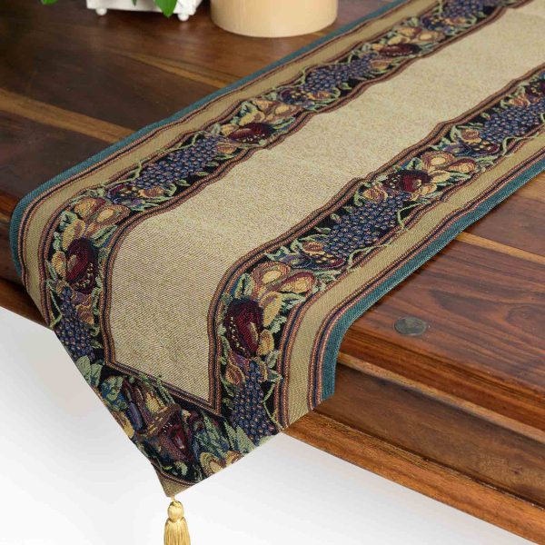 τραβέρσα  (33cm X 125cm)  φρούτα SilkFashion