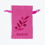 Σαπουνοθήκη (10τμχ) ΡΟΔΟΣ (9cm x 14cm) φούξια SilkFashion