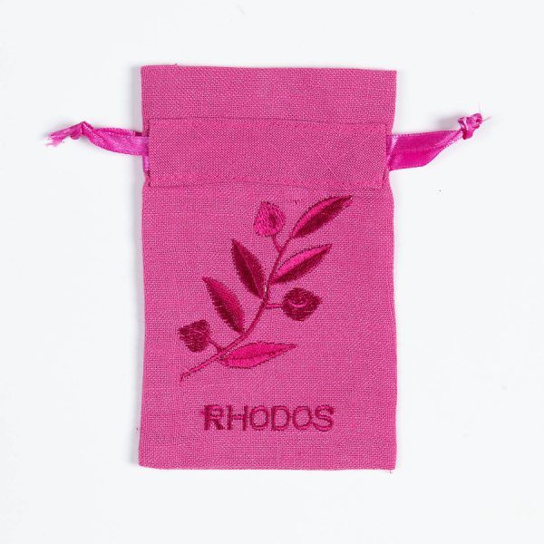 Σαπουνοθήκη (10τμχ) ΡΟΔΟΣ (9cm x 14cm) φούξια SilkFashion