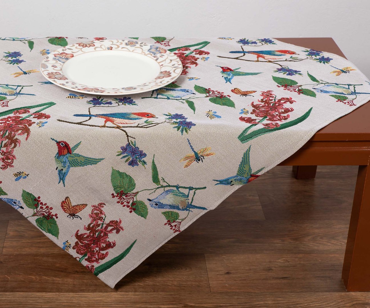 garden3-2 Τραπεζομάντηλο στόφα (140cm x 180cm) garden SilkFashion - Image 1