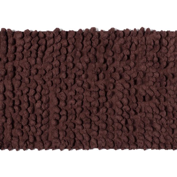 Πατάκι μπάνιου γαριδάκι (50cm x 80cm) καφέ SilkFashion