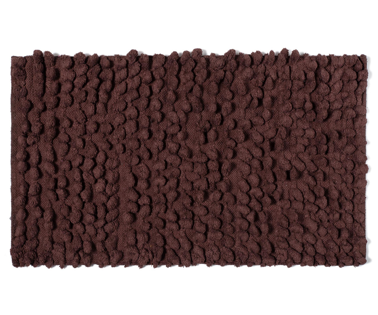 garidakikafe Πατάκι μπάνιου γαριδάκι (50cm x 80cm) καφέ SilkFashion - Image 1