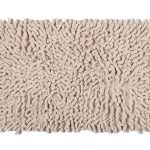 Πατάκι μπάνιου γαριδάκι (50cm x 80cm) μπέζ SilkFashion