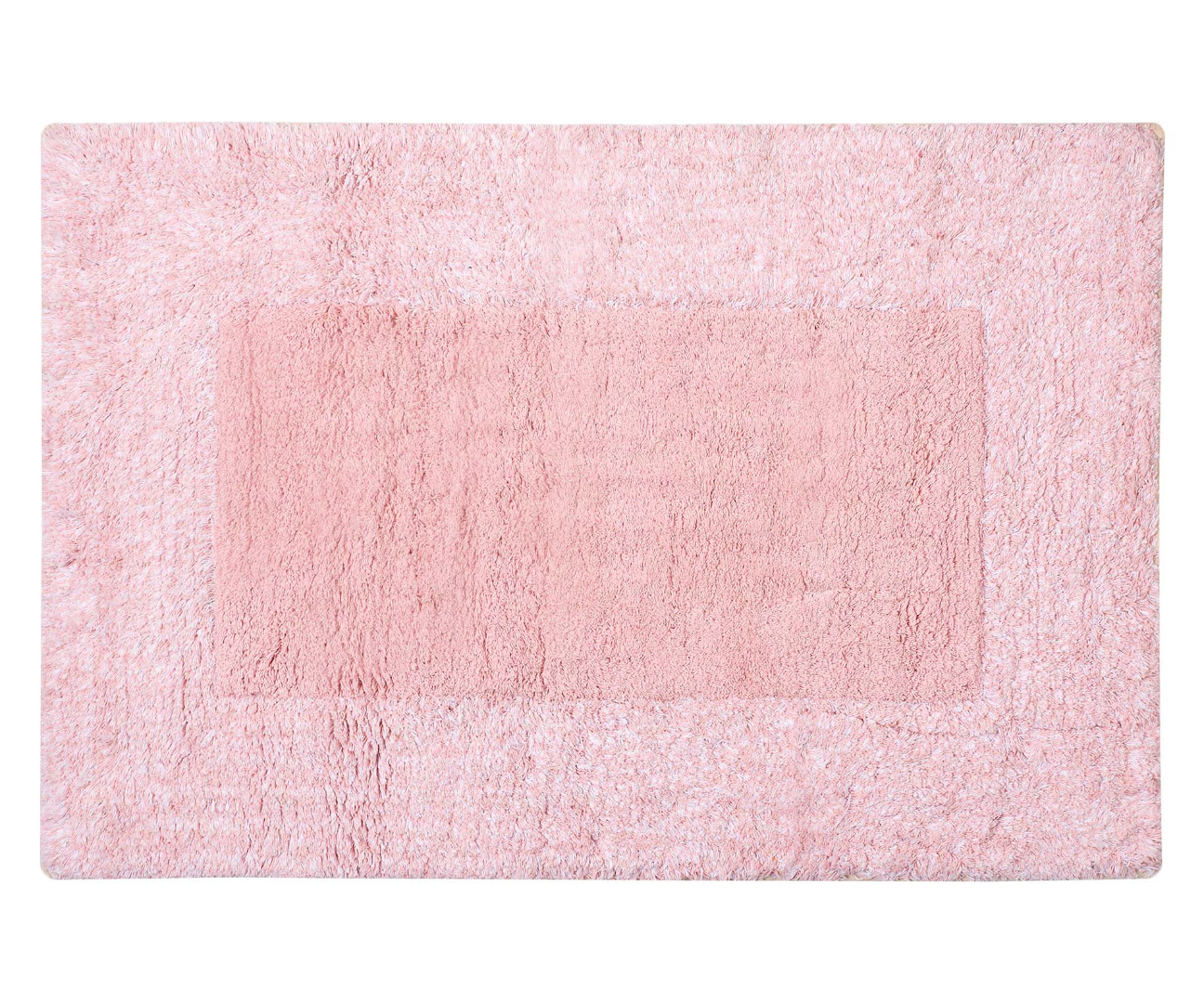geometricalpink Πατάκι geometrical (60cm x 90cm) pink SilkFashion - Image 1