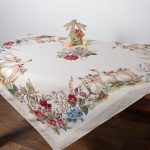 τραπεζομάντηλα ( 140cm x 180cm) GOOSE WALK SilkFashion