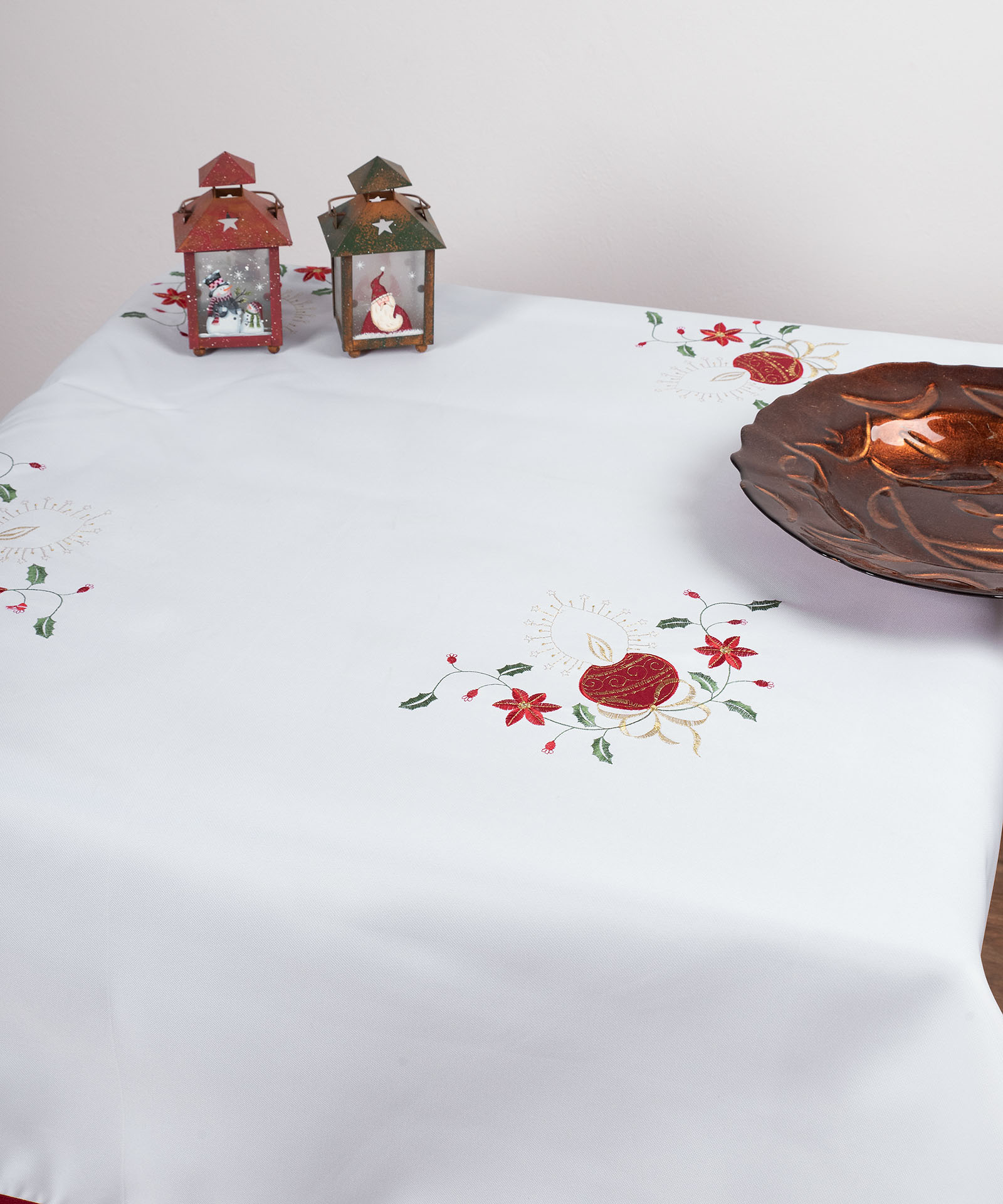 h2-1 χριστουγεννιάτικη ροτόντα (140cm rd) h2-1 SilkFashion - Image 1