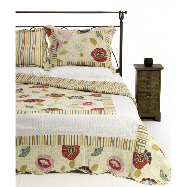 image ΚΟΥΒΕΡΛΙ σετ (160cm x 220cm + 1 x 50cm x 70cm) 7556 SilkFashion - Image 1