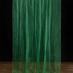 Κουρτίνα j160 (280cm x 300cm) με τρέσα πράσινη SilkFashion