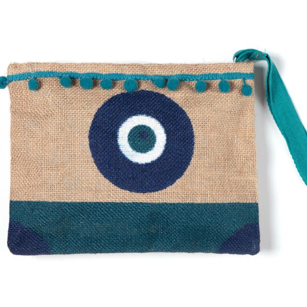 Πορτοφόλι γιούτα (19cm x 25cm) 2 SilkFashion