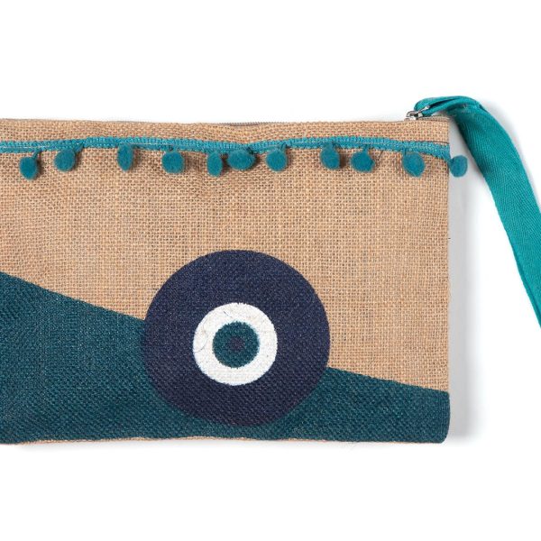 Πορτοφόλι γιούτα (19cm x 25cm) 4 SilkFashion