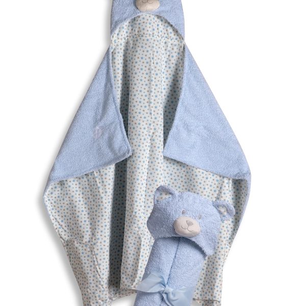 bebe κάπα (75cm x 100cm ) σιέλ SilkFashion