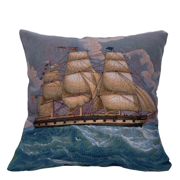 ΜΑΞΙΛΑΡΟΘΗΚΗ (45cm x 45cm) καράβι1 SilkFashion