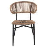 ΚΑΡΕΚΛΑ ΕΞ.ΧΩΡΟΥ EULO HM6049.02 ΑΛΟΥΜΙΝΙΟ ΣΕ ΜΑΥΡΟ -ΣΥΝΘΕΤΙΚΟ RATTAN - Image 3