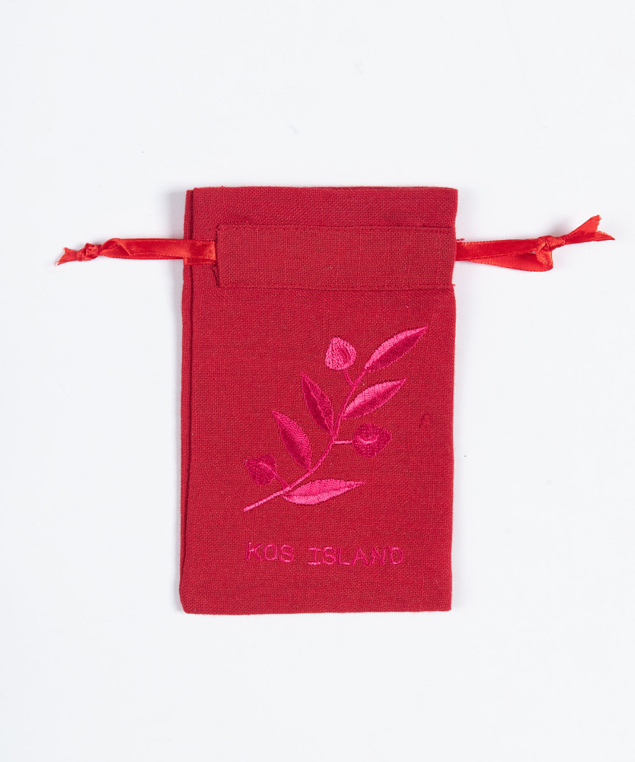 kokkinokos Σαπουνοθήκη (10τμχ) ΚΩΣ (9cm x 14cm) κόκκινο SilkFashion - Image 1