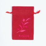 Σαπουνοθήκη (10τμχ) ΡΟΔΟΣ (9cm x 14cm) κόκκινο SilkFashion