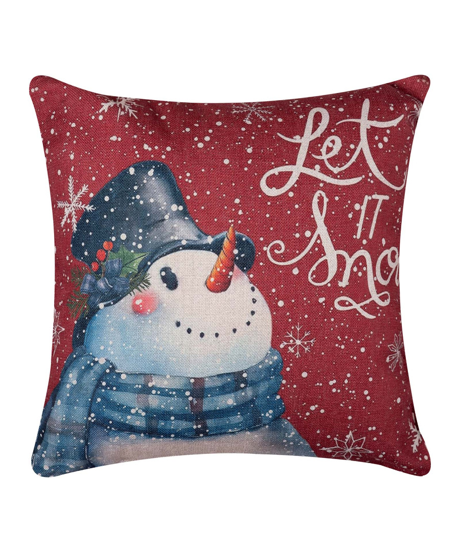 ks2025-1 ΣΤΑΜΠΩΤΗ ΧΡΙΣΤΟΥΓΕΝΝΙΑΤΙΚΗ ΜΑΞΙΛΑΡΟΘΗΚΗ (45cm x 45cm) ks2025-1 SilkFashion - Image 1