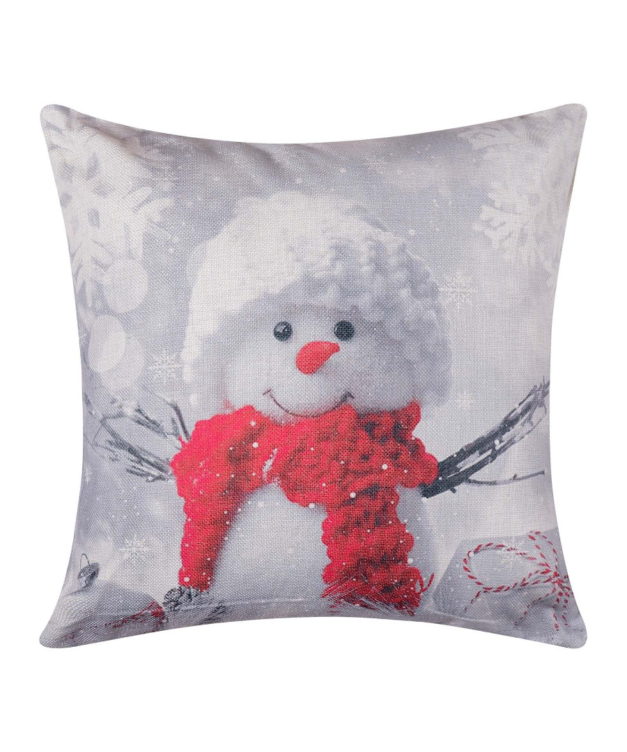 ks2025-10 ΣΤΑΜΠΩΤΗ ΧΡΙΣΤΟΥΓΕΝΝΙΑΤΙΚΗ ΜΑΞΙΛΑΡΟΘΗΚΗ (45cm x 45cm) ks2025-10 SilkFashion - Image 1