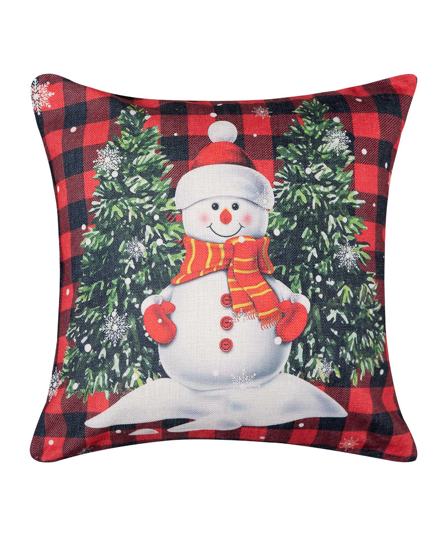 ks2025-12 ΣΤΑΜΠΩΤΗ ΧΡΙΣΤΟΥΓΕΝΝΙΑΤΙΚΗ ΜΑΞΙΛΑΡΟΘΗΚΗ (45cm x 45cm) ks2025-12 SilkFashion - Image 1