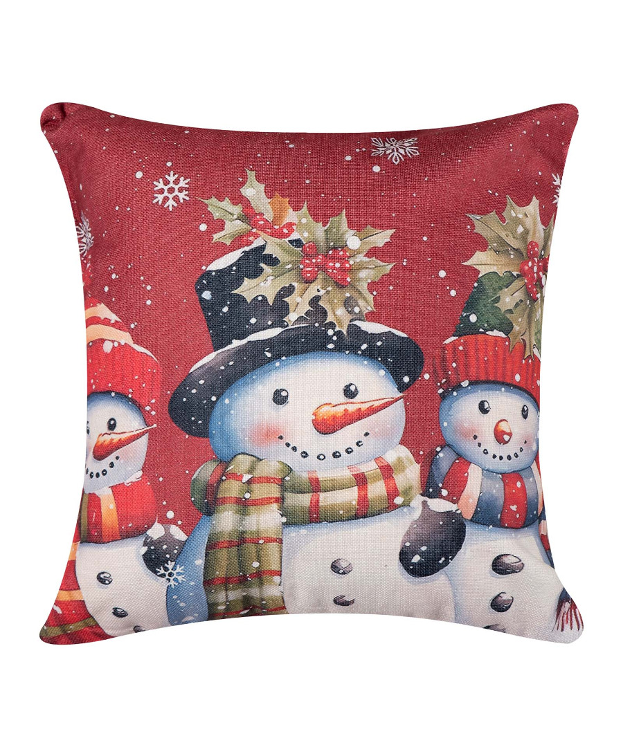 ks2025-15 ΣΤΑΜΠΩΤΗ ΧΡΙΣΤΟΥΓΕΝΝΙΑΤΙΚΗ ΜΑΞΙΛΑΡΟΘΗΚΗ (45cm x 45cm) ks2025-15 SilkFashion - Image 1