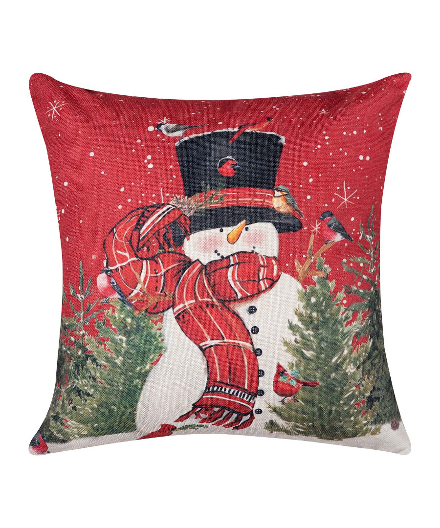 ks2025-18 ΣΤΑΜΠΩΤΗ ΧΡΙΣΤΟΥΓΕΝΝΙΑΤΙΚΗ ΜΑΞΙΛΑΡΟΘΗΚΗ (45cm x 45cm) ks2025-18 SilkFashion - Image 1