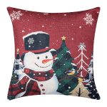 ΣΤΑΜΠΩΤΗ ΧΡΙΣΤΟΥΓΕΝΝΙΑΤΙΚΗ ΜΑΞΙΛΑΡΟΘΗΚΗ (45cm x 45cm) ks2025-6 SilkFashion