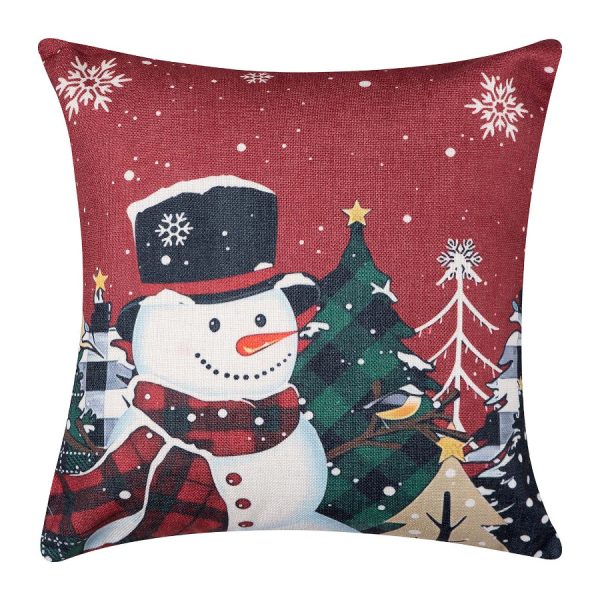 ΣΤΑΜΠΩΤΗ ΧΡΙΣΤΟΥΓΕΝΝΙΑΤΙΚΗ ΜΑΞΙΛΑΡΟΘΗΚΗ (45cm x 45cm) ks2025-6 SilkFashion