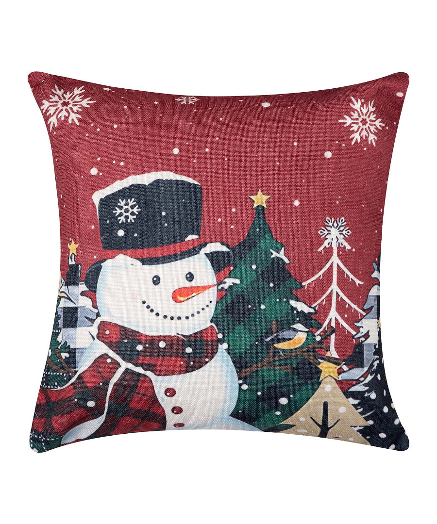 ks2025-6 ΣΤΑΜΠΩΤΗ ΧΡΙΣΤΟΥΓΕΝΝΙΑΤΙΚΗ ΜΑΞΙΛΑΡΟΘΗΚΗ (45cm x 45cm) ks2025-6 SilkFashion - Image 1