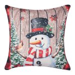 ΣΤΑΜΠΩΤΗ ΧΡΙΣΤΟΥΓΕΝΝΙΑΤΙΚΗ ΜΑΞΙΛΑΡΟΘΗΚΗ (45cm x 45cm) ks2025-7 SilkFashion