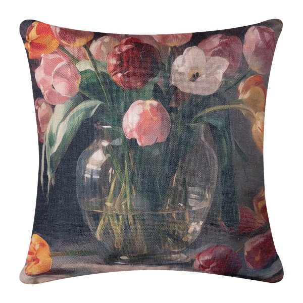 ΣΤΑΜΠΩΤΗ ΜΑΞΙΛΑΡΟΘΗΚΗ (45cm x 45cm) ks316 SilkFashion