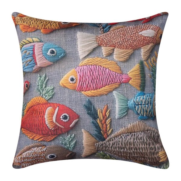 ΣΤΑΜΠΩΤΗ ΜΑΞΙΛΑΡΟΘΗΚΗ (45cm x 45cm) ks539 SilkFashion