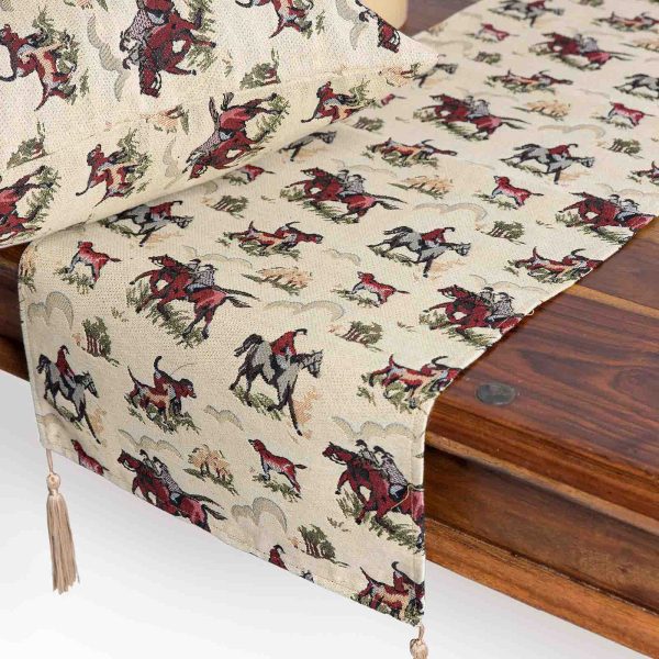 ΜΑΞΙΛΑΡΟΘΗΚΗ (45cm x 45cm) κυνήγι SilkFashion