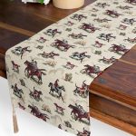 τραβέρσα  (33cm X 170cm)  κυνήγι SilkFashion